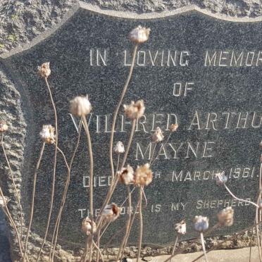 MAYNE Wilfred Arthur -1961 &amp; Violet Victoria SAULEZ 1897-1982 