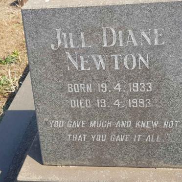 NORMAN Edwin Geoffrey David 1902-1972 :: NEWTON Jill Diane 1933-1993