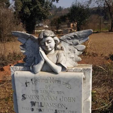 WILLIAMSON Adam Richard D. -1969 &amp; Carolina Jacoba 1927-2016 :: WILLIAMSON Simon Adam John -1966