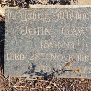 GAWNE John -1924