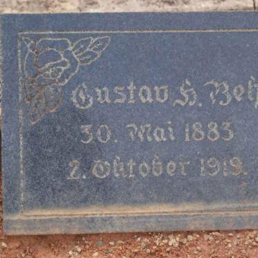 BEHN Gustav H. 1883-1919