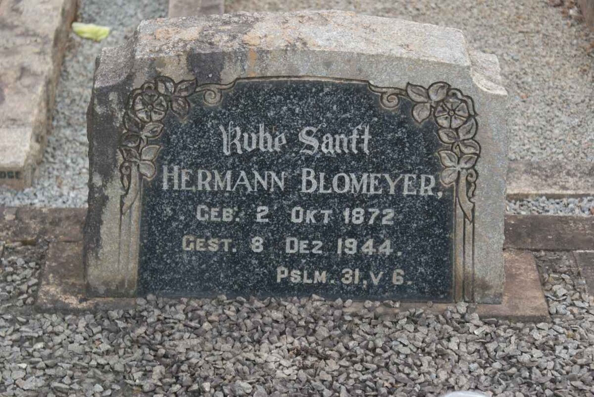 BLOMEYER Hermann 1872-1944