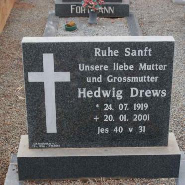 DREWS Hedwig 1919-2001