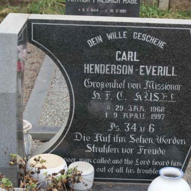 EVERILL Carl, Henderson 1968-1997