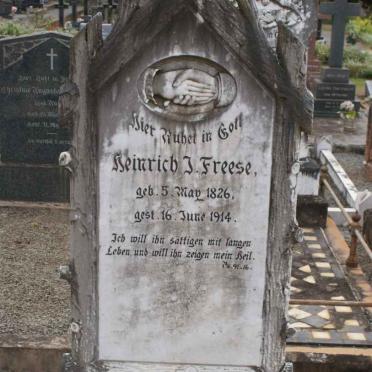 FREESE Heinrich J. 1826-1914