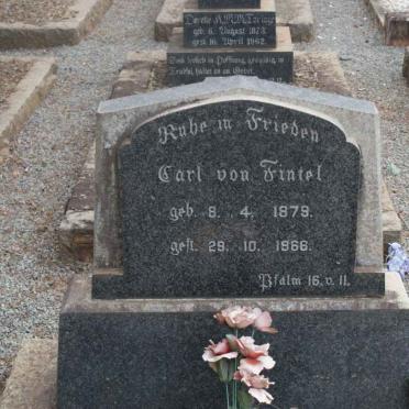 FINTEL Carl, von 1879-1966