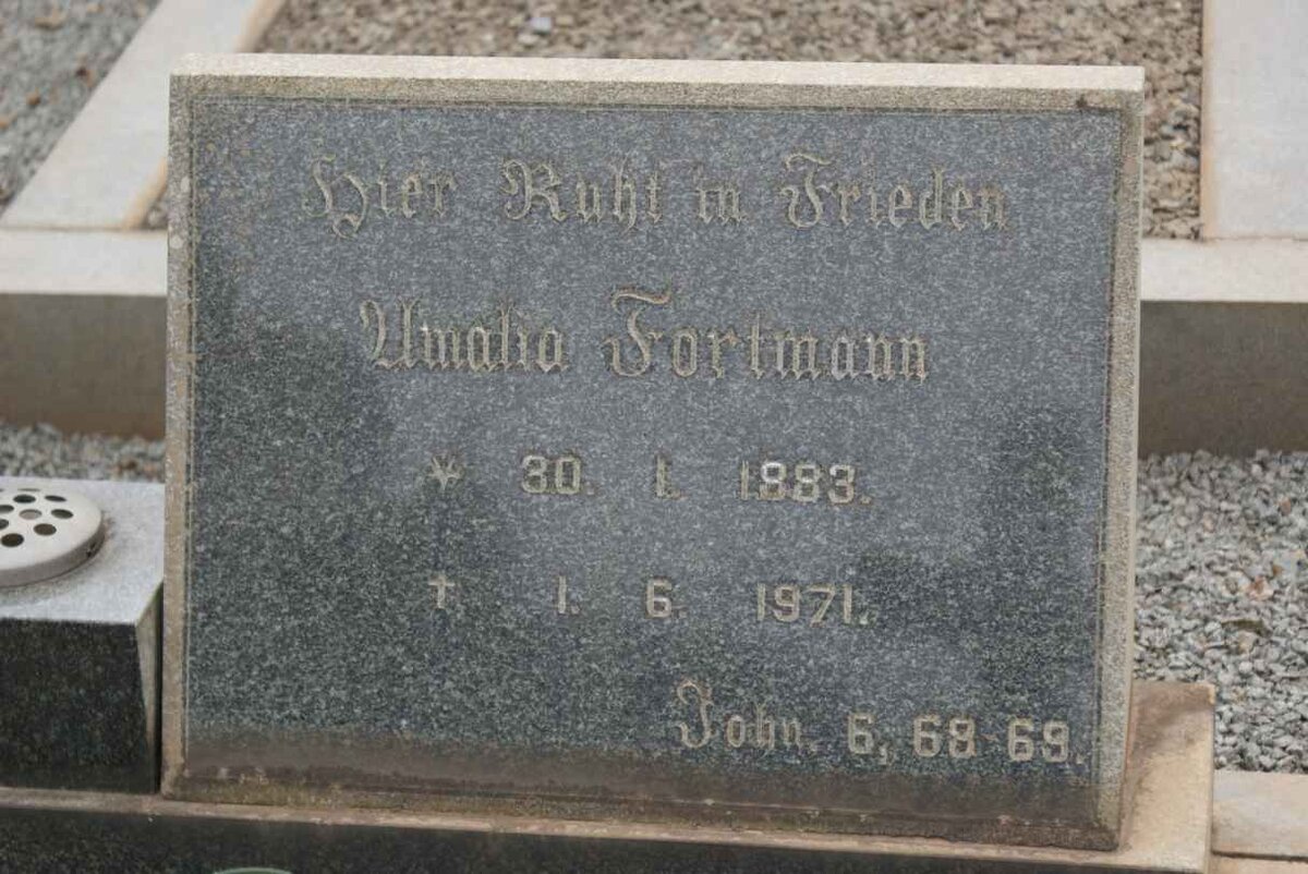 FORTMANN Amelia 1883-1971