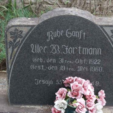 FORTMANN Alec W. 1922-1960