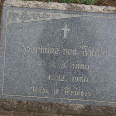 FINTEL Hermine, von 1889-1960