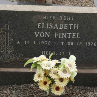 FINTEL Elisabeth, von 1902-1976