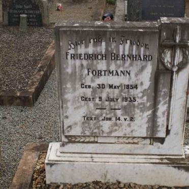 FORTMANN Friedrich Bernhard 1854-1935