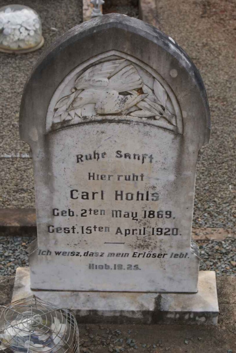 HOHLS Carl 1869-1920