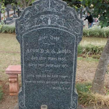 HOLHS Ernst D.K.G. 1886-1951