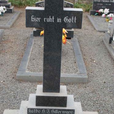 HILLERMANN Kathe H. ? nee KEHRHAHN 1914-2001