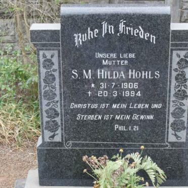 HOHLS S.M. Hilda 1906-1994