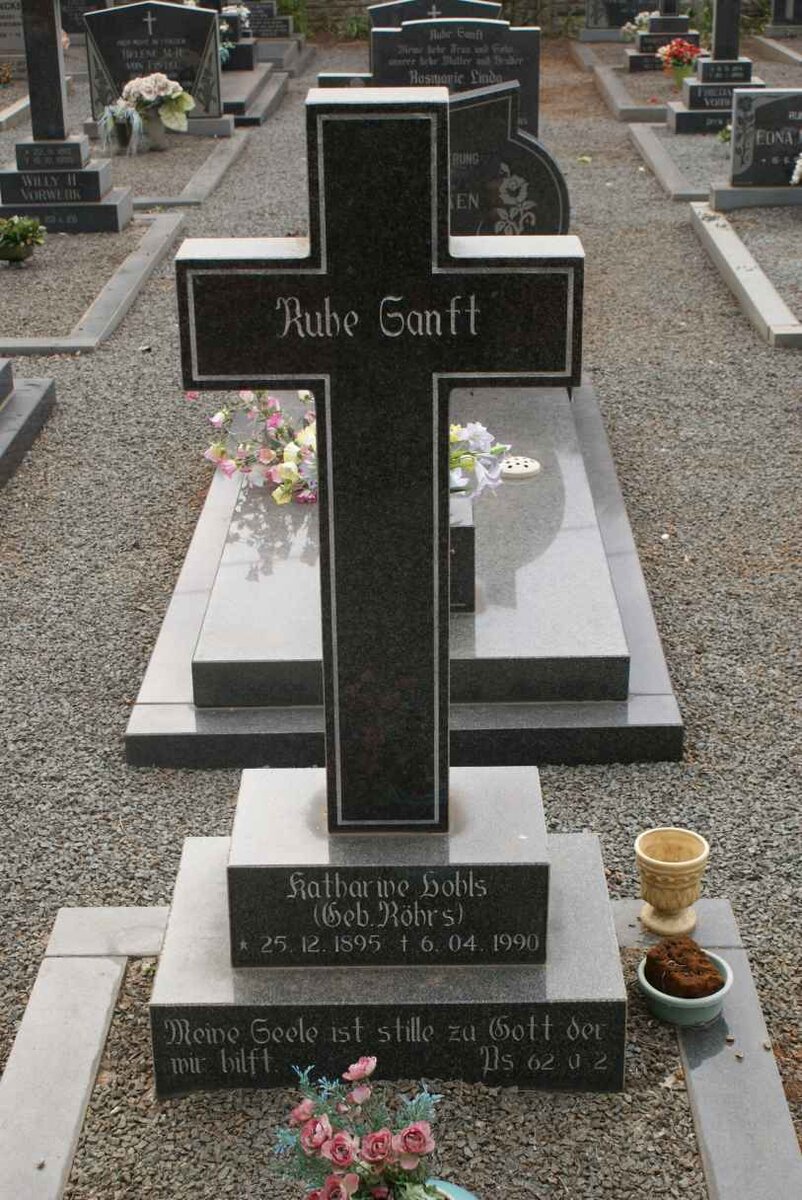 HOHLS Katherine nee ROHRS 1895-1990