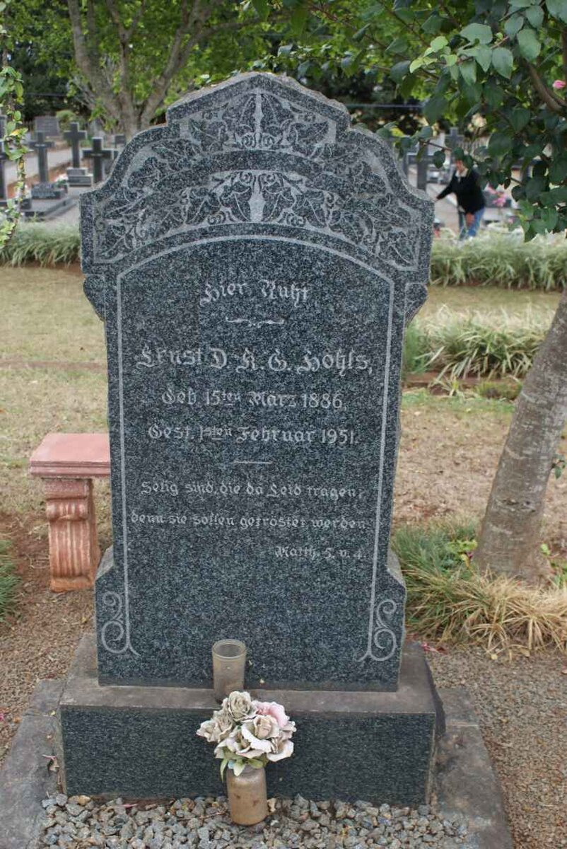 HOLHS Ernst D.K.G. 1886-1951