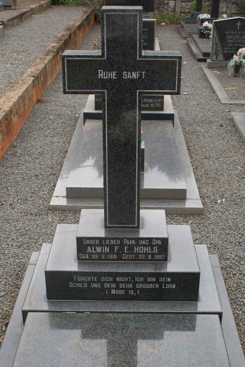 HOHLS Alwin F.E. 1918-1987