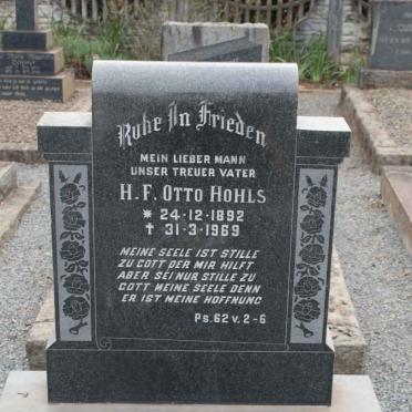 HOHLS H.F. OTTO 1892-1969