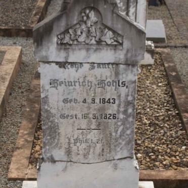 HOHLS Heinrich 1843-1926