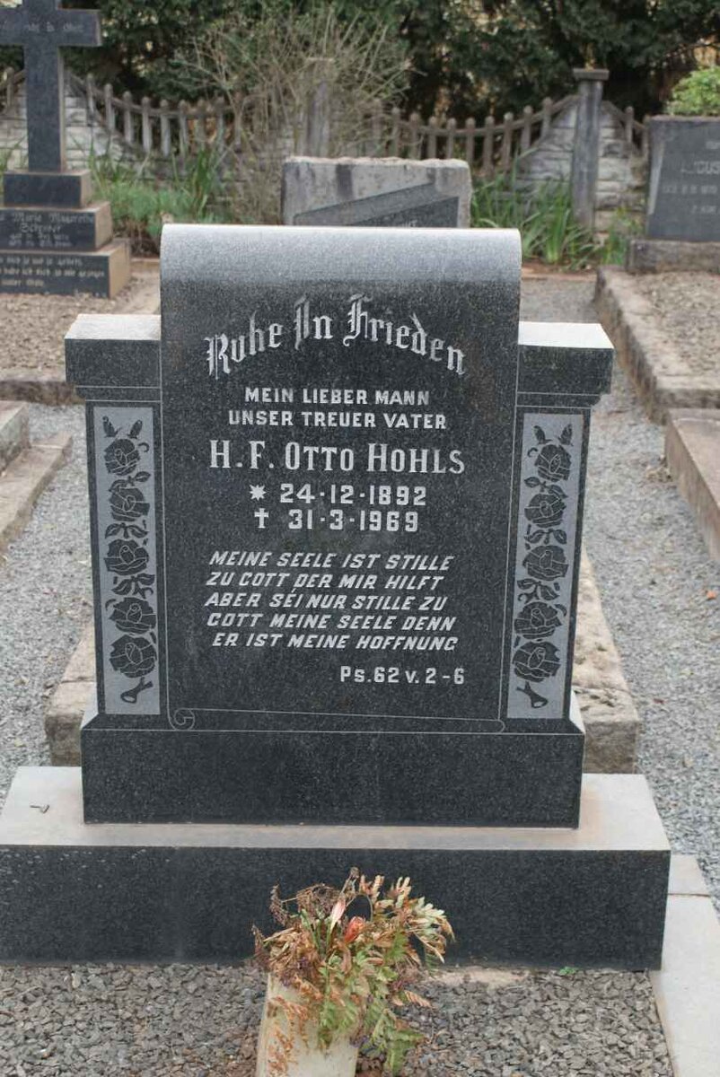 HOHLS H.F. OTTO 1892-1969