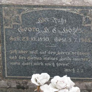 HOHLS Georg H.G. 1890-1948