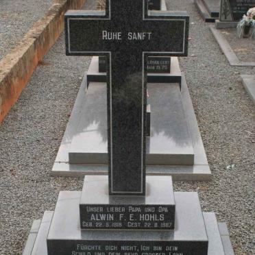 HOHLS Alwin F.E. 1918-1987