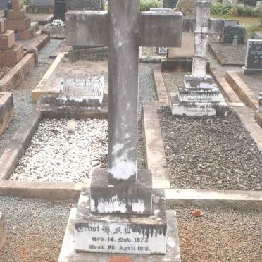 LINDHORST Ernst H.F. 1873-191?