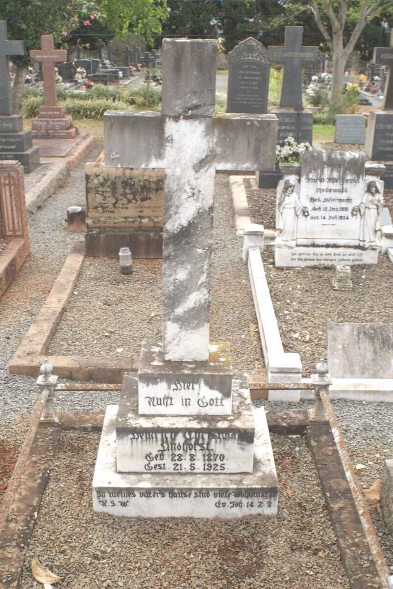 LINDHORST Heinrich Christoph 1870-1925