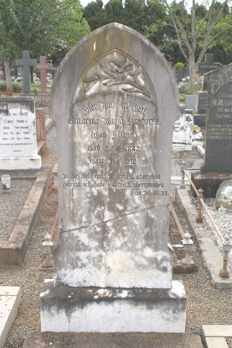 LINDHORST Catarina Maria nee ELLING 1842-1912