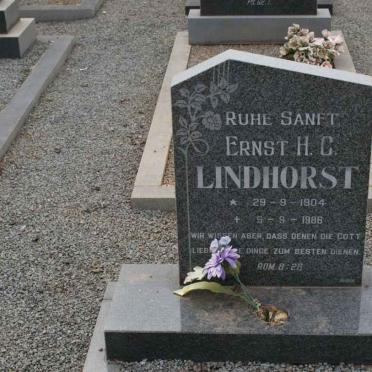 LINDHORST Ernst H.C. 1904-1986