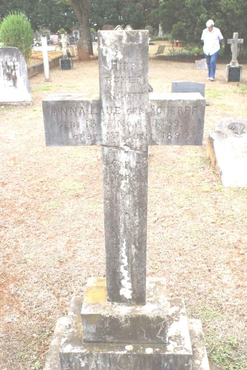 LAUE Anna nee SCHERFF 1859-1899