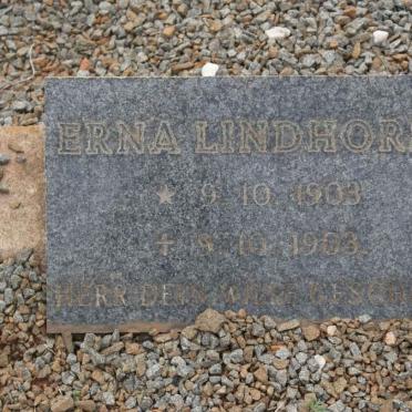 LINDHORST Erna 1903-1903