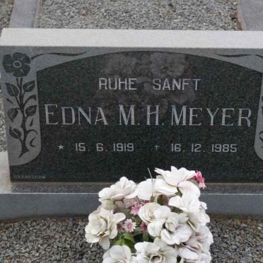 MEYER Edna M.H. 1919-1985