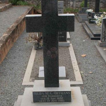 ORTMANN Hilda M.C. nee SCHRODER 1896-1985