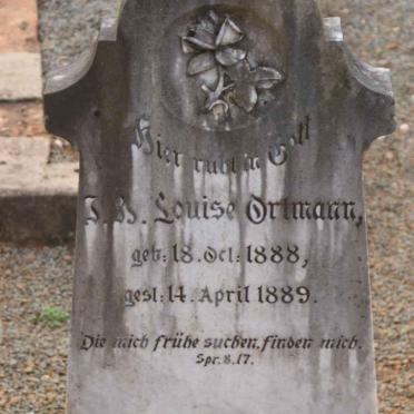 ORTMANN J.H. Louise 1888-1889