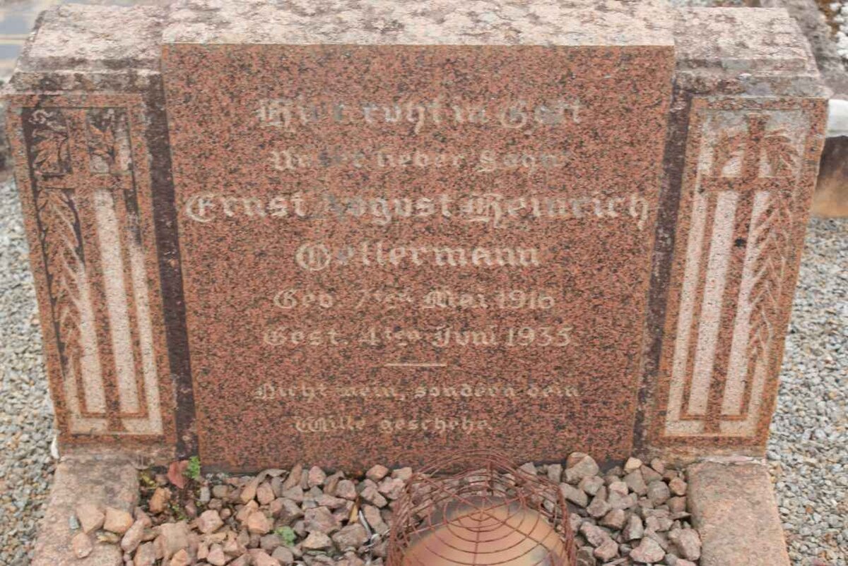 OELLERMANN Ernst August Heinrich 1916-1935