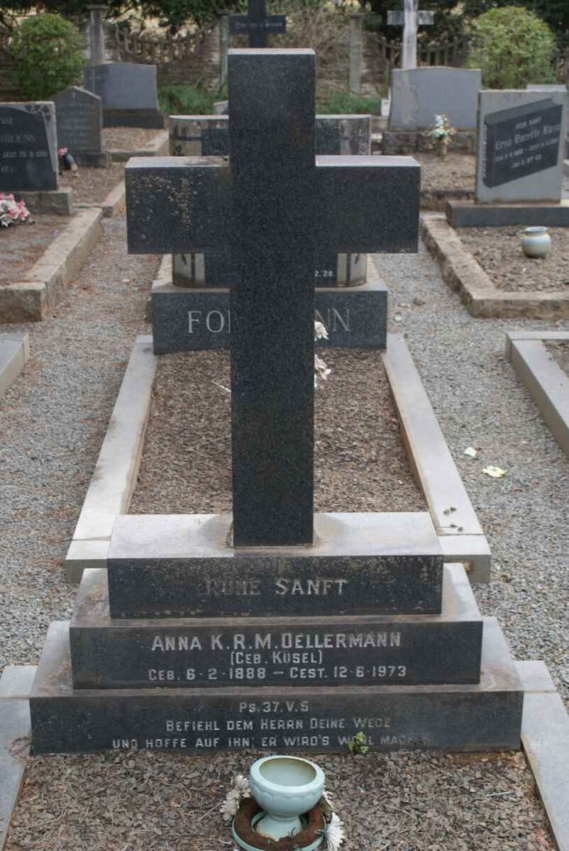 OELLERMANN Anna K.R.M. nee KUSEL 1888-1973