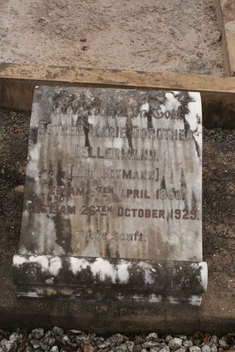 OELLERMANN Esther Marie Dorothea nee ORTMANN 1860-1929