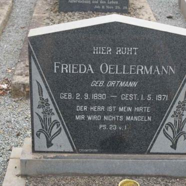 OELLERMANN Frieda nee ORTMANN 1890-1971
