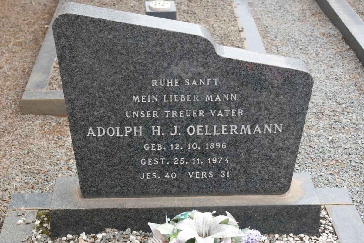 OELLERMANN Adolph H.J. 1896-1974