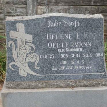 OELLERMANN Helene E.E. nee SCHRODER 1905-1995