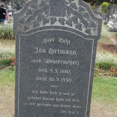 ORTMANN Ida nee WESTERMEYER 1880-1950