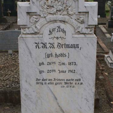 ORTMANN A. M.M. nee HOHLS 1873-1912