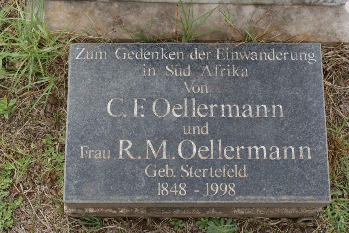 OELLERMANN C.F. &amp; R.M. STERTEFELD