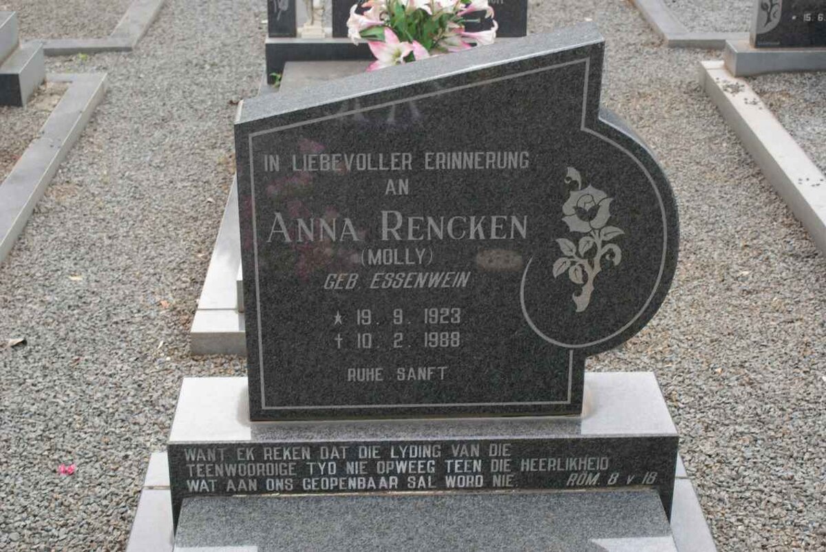 RENCKEN Anna nee ESSENWEIN 1923-1988
