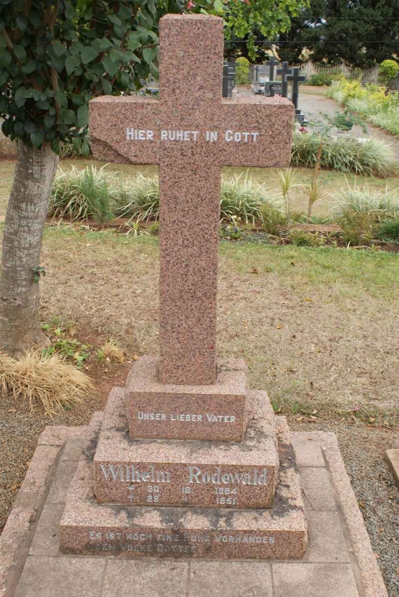 RODEWALD Wilhelm 1884-1951