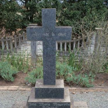 SCHRODER Anna Marie Magarethe 1876-1960