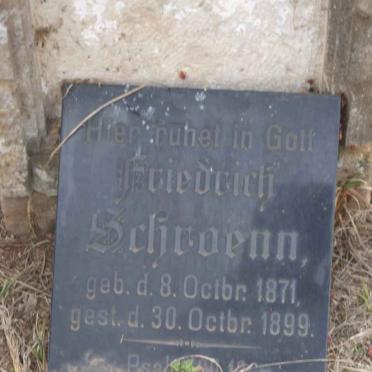SCHROENN Friedrich H.W. 1871-1899