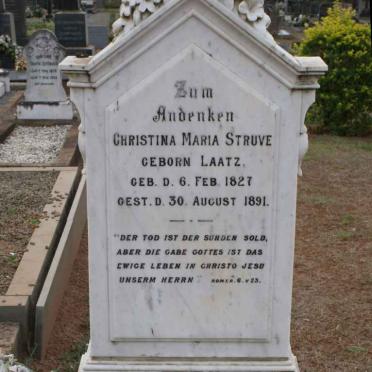 STRUVE Christina Maria nee LAATZ 1827-1891